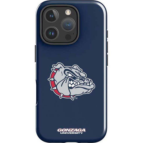 Gonzaga University Bulldog Logo iPhone 16 Pro Impact Case